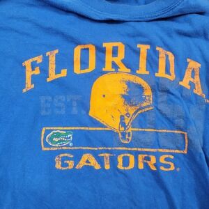 J America Florida Gators Long Sleeve T Shirt Mens Size Large Blue Orange